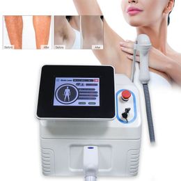 IPL OPT Portable 808nm Diode Laser Hair Removal Machine Permanent Air & Water Double Cooling System Permanent Epilator Hair Removal Equipment For All Skin Hair