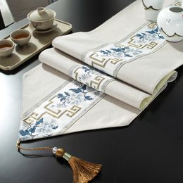 Table Runner Luxury Table Runners Modern Wedding Party Home Decoration Chinese Style Table Cloth Holiday Christmas Tablerunner Decorations 230605