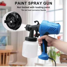 Spraypistolen Spray Gun 220V 800ml Electric Spray Gun 600W High Power Electric Paint Sprayer 2.5mm Nozzle Household Paint Spraying Machine