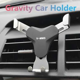 Cell Phone Mounts Holders Gravity Car Holder Auto Air Mount Clip Bracket Cell Holder Magnetic GPS Mobile Phone Stand for R230605