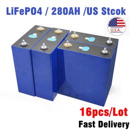 LiFePO4 280AH Battery 12V 24V 48V Pack from Solar Energy System EVE 3.2V Rated Lithium Cells 3.65V Rechargeble for Power Wall