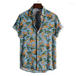Men's Casual Shirts Sleeve Shirt Men's Hawaiian Turtleneck Flower Cardigan Beach Short Men Girl Jelly Sandal