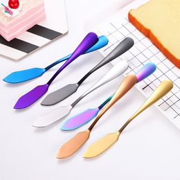 Colored Butter Knife Stainless Steel Knife Dessert