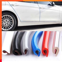 New 3M/5M/10M Universal Car Door Protection Edge Guards Trim U Type Styling Moulding Strip Rubber Scratch Protector