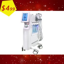 aqua demabrasion 6 in 1 machines with skin analyzer water bubble oxygen jet peel gun RF washable multifunction hydro peeling massage skincare spa machine price