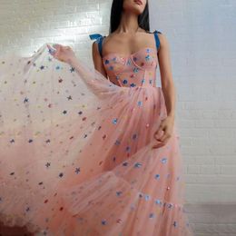 Casual Dresses Women Mesh Sequins Suspender Ball Gown Dress Backless Sleeveless Summer Maxi Long Elegant Party Ladies Prom Streetwear