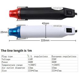 Stamping Heat Gun Tool To Melt Embossing Powder On Shrink Plastic Dry Glue Set Inks For Paper Craft Card Making Scrapbooking 2021 New