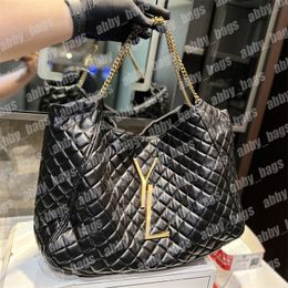 Super Size Women Designer Totes Shopper Handbags Quilting Denim Blue Shoulder Bags Travelling Y Shopping Tote Mens Luggage Handbag Purse