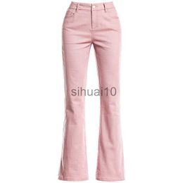 Jeans da donna Jeans a zampa Pantaloni da donna a vita bassa Pantaloni in denim estetici vintage Streetwear Mamma Casual Moda coreana calca jeans feminina J230605