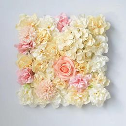 Decorative Flowers Flower Wall Background Artificial Rose Used For Decoration Party Wedding