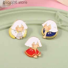 Pins Brooches Cartoon game light brooch peripheral character badge metal badge small accessories pin props cos collar pin T230605