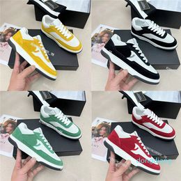 top quality Casual Shoes Ceiling Retro Designer Sneakers Calfskin Reflective Shoe Men Women Trainers Vintage Suede Sneaker Platform Shoess