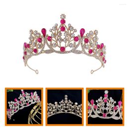 Bandanas Bridal Crown Luxury Rhinestone Wedding Women Pageant Hair Jewellery Bride Gift