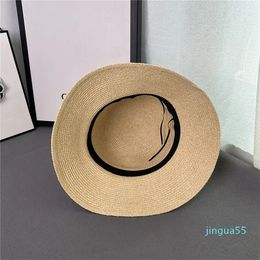 Fashion Hat Bucket Mens Straw Hats Grass Braid Letter Adjustable Cap Designer Hat For Women Handmade With Embroidered Cap