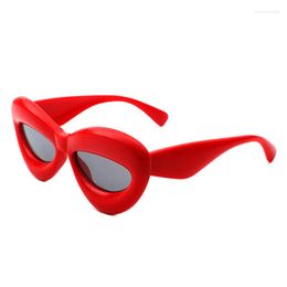 Sunglasses 2023 Fashion Women Designer Sexy Lip Sun Glasses Men Stylish Punk Shades Gafas De Sol Para Mujer