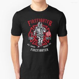 Men's T Shirts Stylish Firefighter Design Summer Lovely Hip Hop T-Shirt Tops Fireman Firewoman Fire Department