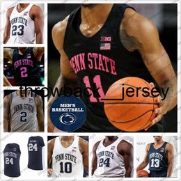 thr Penn State Nittany Lions 2020 Basketball #1 Seth Lundy 2 Myles Dread 12 Izaiah Brockington Lamar Stevens PSU MEN YOUTH KID Jerseys 4XL