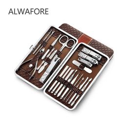 Sun 21 Pcs Nail Cutter Pedicure Scissors Set Stainless Steel Pedicure Scissor Tweezer Knife Ear Pick Utility Nail Clipper Nail Care