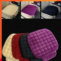 New Winter Warm Car Seat Cover Anti-slip Universal Front Chair Breathable Pad for Vehicle Auto Car Seat Protector With Storage Bag