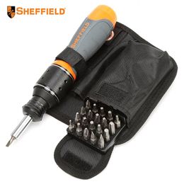 Schroevendraaier SHEFFIFLD S056511 27 In 1 Dualdriver Multi function Double Speed Ratchet Screwdriver Tool Set Combination Screwdriver