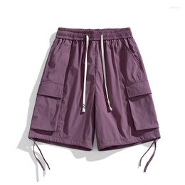 Men's Shorts Summer Oversize Ribbons Men Beach Short Pants Fashion Korean Streetwear Sports Sweatpants Clothing Male Female Plus Size