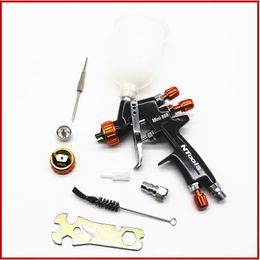 Spraypistolen Spray Gun Paint Spray Gun Air Spray Gun With 400cc Mix tank Mini Spray Gun Paint Mixing Cup And Adapter 1.2mm Nozzle Airbrush