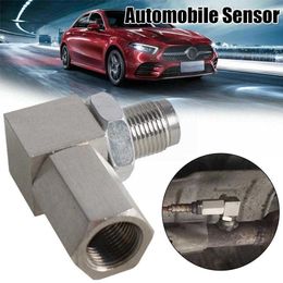 New Universal O2 Oxygen Sensor Extender 90 Degree or 45 Catalytic O2 02 Spacer Bung Degree Oxygen Sensor Converter Extension W6E4 wholesale