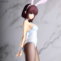 1/4 scale anime model Japanese anime Kaii Megumi Kato cute sexy bunny girl desktop decoration birthday giftA68 L230522