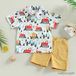 Clothing Sets Baby Boys T-shirt and Shorts Kids Outfits Suits Children Summer Wear Infant Toddler Print Shirt Pants