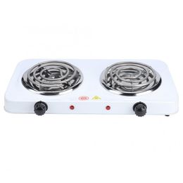 Appliances Portable Electric Double Burners Hot Plate Countertop Buffet Stove Heating Plate Outdoor Stove 220v Eu Home Appliances