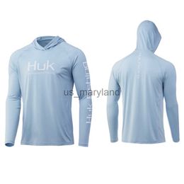 Outdoor Shirts Summer Fishing Clothes Mens Long Sleeve Hoodie Jersey Camisa De Pesca Light Colour Fishing Shirts Uv Protection Quick Dry Tops J230605