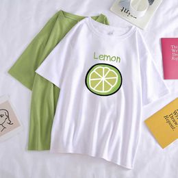 T-Shirt New Fashion Loose Fit Summer Kawaii Top Grade Harajuku Funny Apparel O-Neck Women's T-shirt P230603