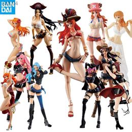 Banpresto One Piece Action Figure Flag Diamond Ship Fds Nami Boa Hancock Reiju Sexy Anime Girl Collectible Toy Model L230522