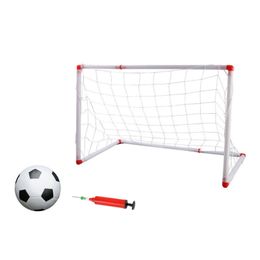 Balls Portable Kids Football Goal Door Gate Baby Soccer Ball Pump Indoor And Kids Sport Indoor Outdoor Games Toys Child Gift 230603