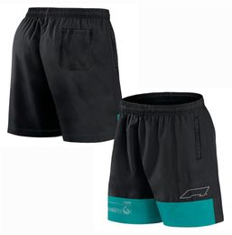 2023 New F1 Shorts Formula 1 Logo Brand Shorts Summer Men's Fashion Casual Racing Shorts Outdoor Extreme Sports Quick Dry Pants