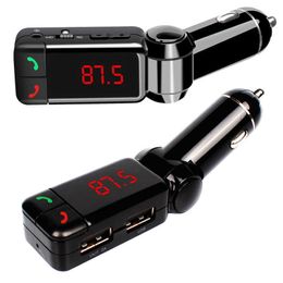 BC06 car Bluetooth hands-free dual USB car charging USB flash drive MP3 playback AUX FM transmitter