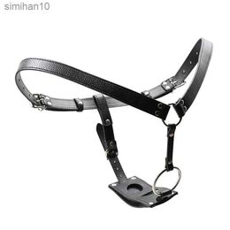 Underwear Pants Butt Plug And Dildo Harness Belt Male Leather Chastity Device BDSM Bondage Sex Toys For Men Women L230518