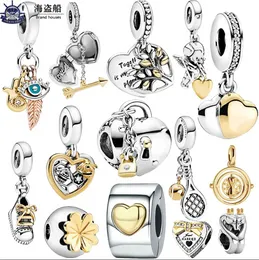 For pandora charms sterling silver beads Angel Wings Swan of Love Heart Charm