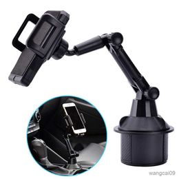 Cell Phone Mounts Holders Car Cup Holder Mount Mobile Phone Stand Cradle Universal Adjustable for Universal Car Phone Holder R230605