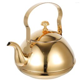 Dinnerware Sets Household Tea Pot Stainless Steel Teapot Restaurant Home Office Kettle With Strainer 2L