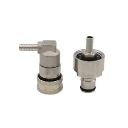 Making Stainless Steel Carbonation Cap to Ball Lock Keg Post 5/16'' Barb Ball Lock Connector for Homebrew Soda Drink PET Bottles