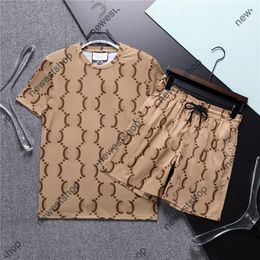 23SS designer Mens tracksuits summer classical letter print t shirts luxury sport suits casual cotton men casual shorts and t shirt sets