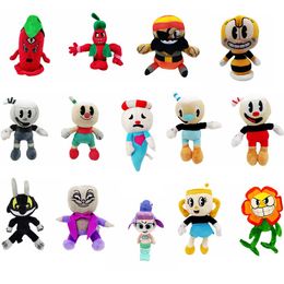 New The Cuphead Show Children's Doll Tea Cup Head Adventure Plush Toy