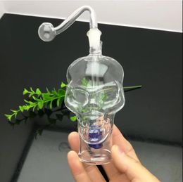 new Europe and Americaglass pipe bubbler smoking pipe water Glass bong Lighter steel pot