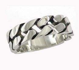 FANSSTEEL ACERO INOXIDABLE para hombre o para mujer PUNK VINTAGE celtic wave Infinity ring BIKER RING SIGNET RING GIFT 10W047054211