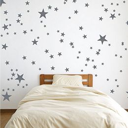 Stars Kids Wall Sticker Baby Nursery Bedroom Stars Wall Sticker For Kids Room Baby Room Wall Decoration Art Wall Decals Mural