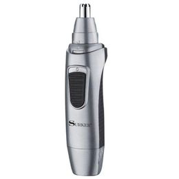 Trimmers Electric nose hair trimmer beard trimer men ear face eyebrow shaver nose hair trimmer nose and ears cleaning AA battery powered