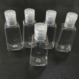 30ml 60ml PET Plastic Bottle with Flip Cap Empty Hand Sanitizer Bottles Refillable Cosmetic Container for Lotion All-match