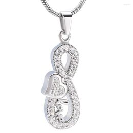 Pendant Necklaces Infinity Love Cremation Jewelry For Ashes Human