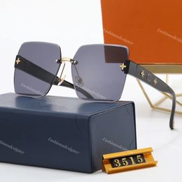 Womens designer sunglasses lunettes fashion designer sunglasses Flower Sunglasses with Letter Designer Sun Glasses Travelling Sunglass Black Grey Beach Sunglass